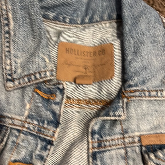 Distressed Hollister Denim Jacket - Picture 2 of 3